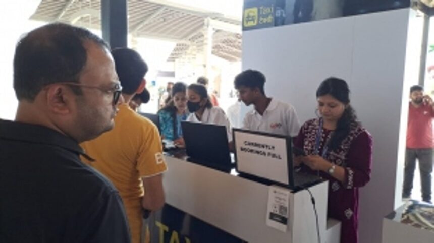 Passengers danced on arrival but their joy was short lived as they couldn't get cabs