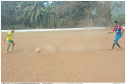 Pathetic condition of sports ground  at Canacona