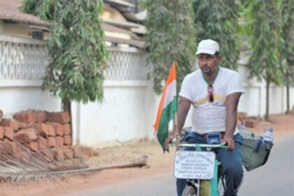 Pedalling for a cleaner country