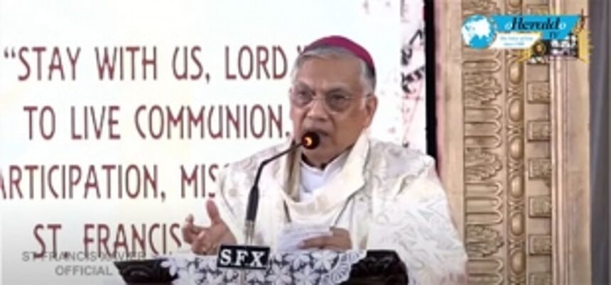 People elected you not to fill your pockets, but to serve them: Alex Dias, Archbishop Emeritus of Andaman and Nicobar to politicians