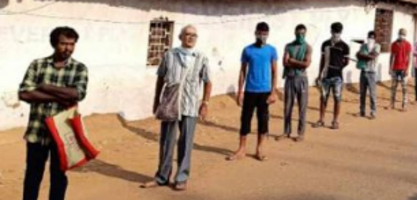 People in Vasco seen obeying social distancing, hygiene norms