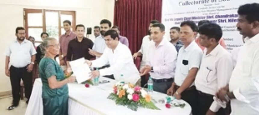 Pernem, Bardez and Bicholim farmers to get flood-relief today 1 Pernem, Bardez and Bicholim farmers to get flood-relief today