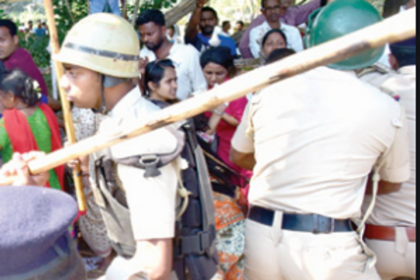 Pernem Cong condemns  lathi-charge on Tulaskarwadi, Nagzar villagers
