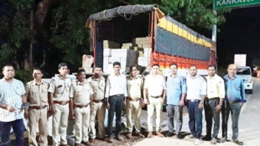 Pernem Excise officials seize liquor worth Rs 22 lakh at Patradevi