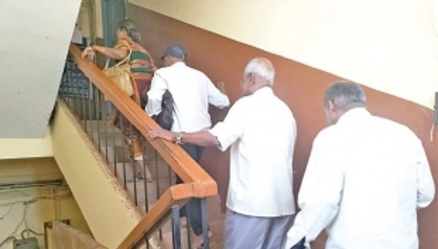 Pernem administrative building is a stumbling block for senior citizens, others