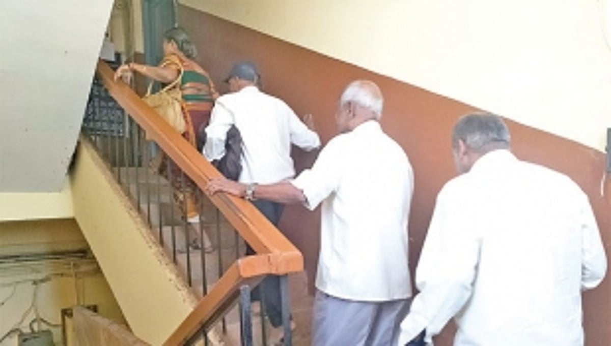 Pernem administrative building is a stumbling block for senior citizens, others
