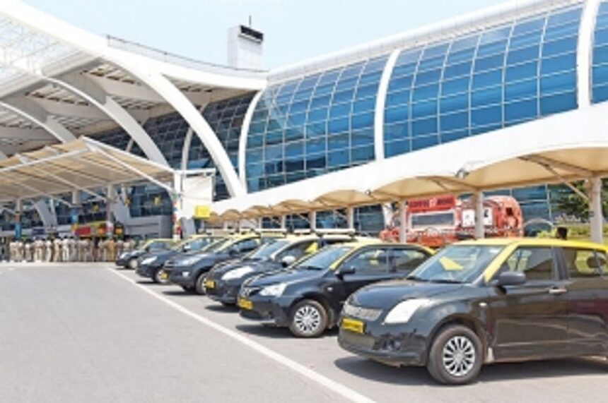 Pernem cabbies call off protest after govt’s written assurance on airport counter 1 Pernem cabbies call off protest after govt’s written assurance on airport counter
