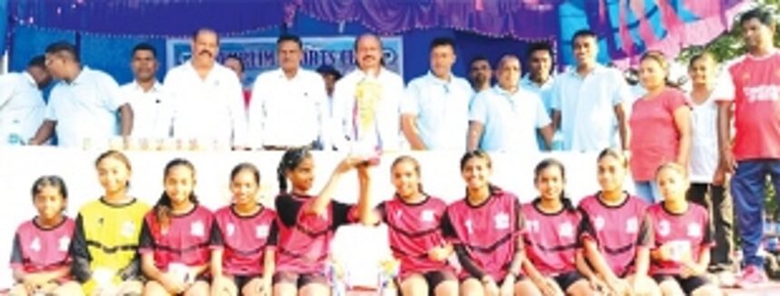 Perpetual HS Navelim U-14 women football champions
