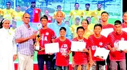 Perpetual Succour Convent HS celebrates U-15 boys success