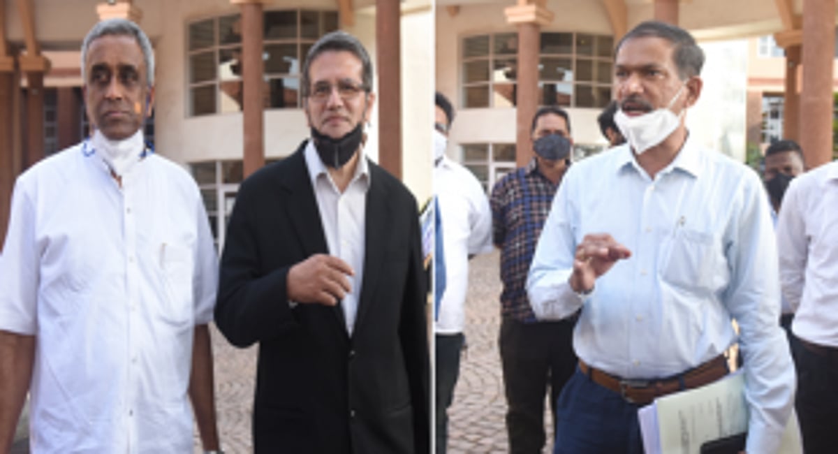 Petitioners asked to collect judgement  copies on disqualification pleas today