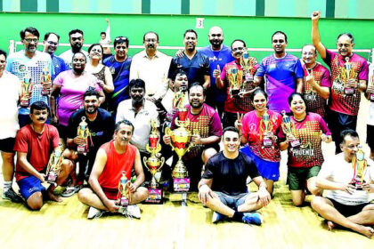 Phoenix Smashers clinch PBC
Enthu Badminton League C’ship