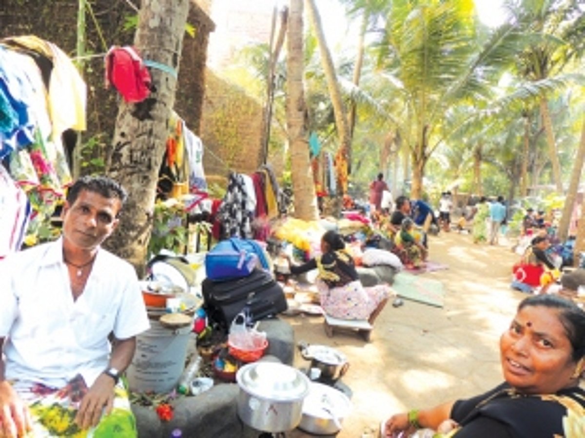 Pilgrims come walking from across the country to take ‘darshan’ of St Francis