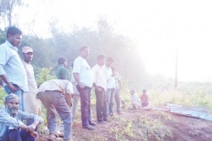 Pipeline at Keri bursts again after  it was repaired on war-footing