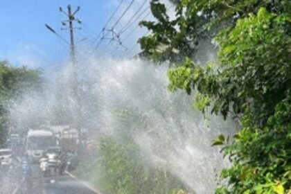 Pipeline bursts at Tivim, supply to Bardez hit