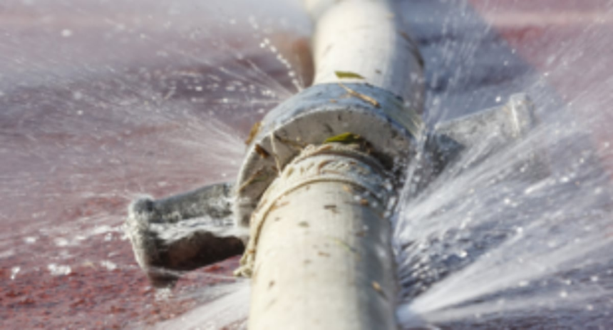 Pipeline bursts, taps run dry in St Inez