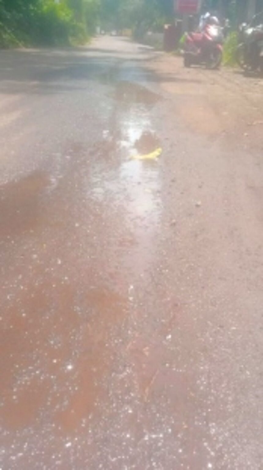 Pipeline damaged at Assagao yet to be repaired