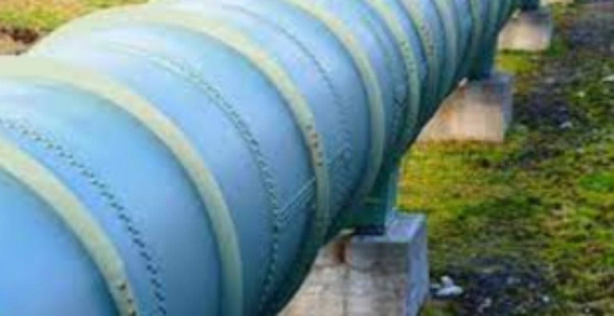 Pipeline from INS Hansa  to New Vaddem laid