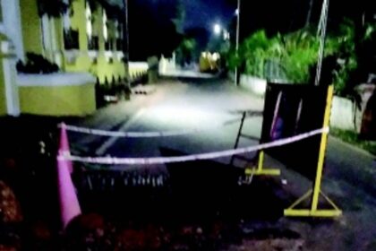 Pits dug at Ribandar not barricaded
