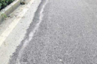 Planned VIP’s visit prompts  govt to hot-mix Curti roads