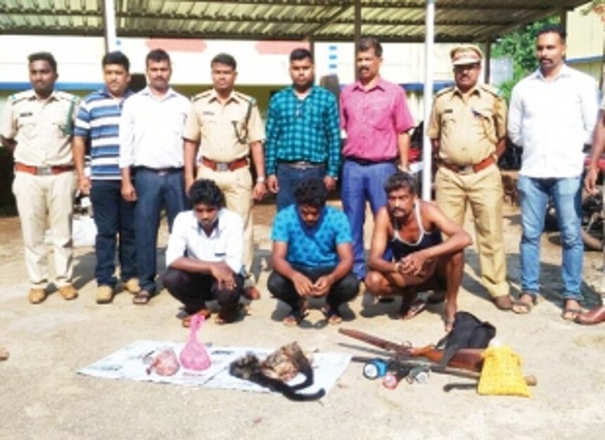Poachers arrested by authorities