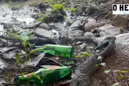 Polem Border Village Plagued by Public Drinking and Garbage Near Checkpost