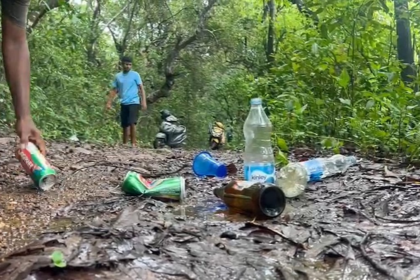 Polem Residents Raise Alarm Over Public Drinking, Garbage Menace Near Checkpost