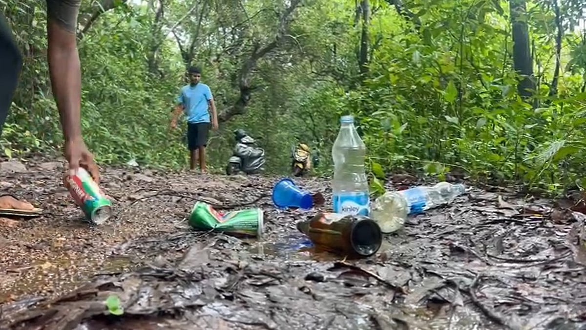 Polem Residents Raise Alarm Over Public Drinking, Garbage Menace Near Checkpost