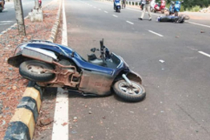 Police register offence against bike rider