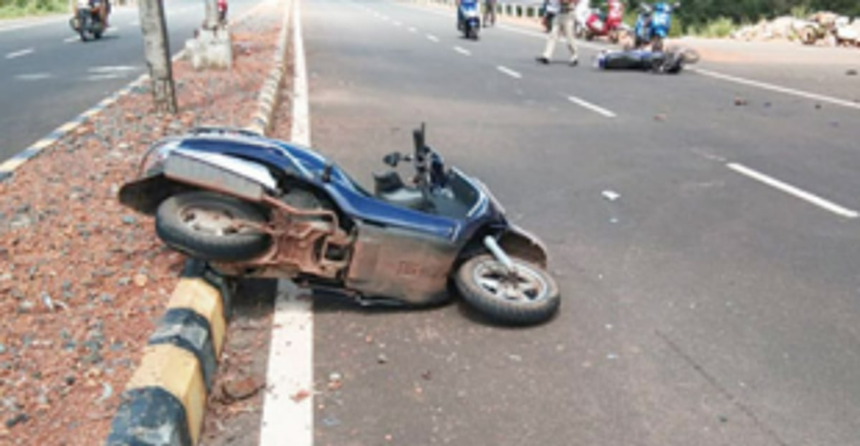 Police register offence against bike rider