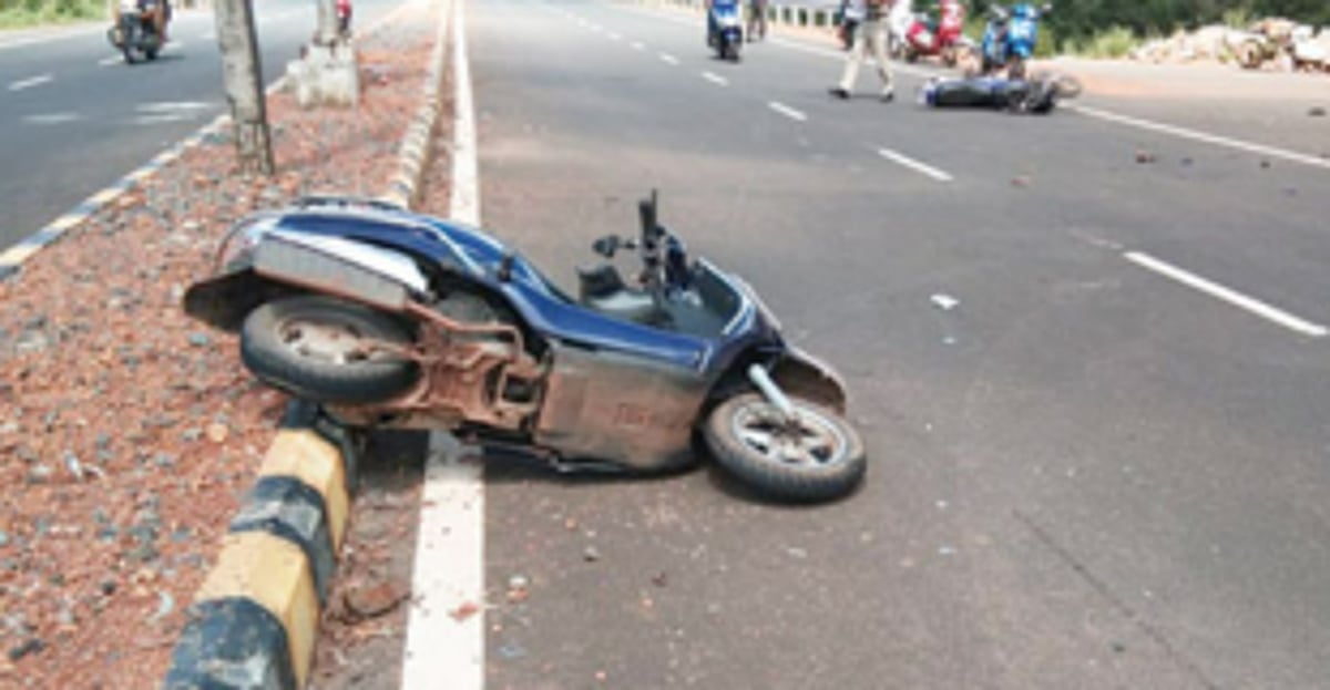 Police register offence against bike rider