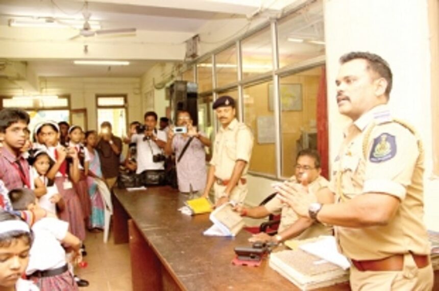 Police station visit a special moment for these children 1 Police station visit a special moment for these children