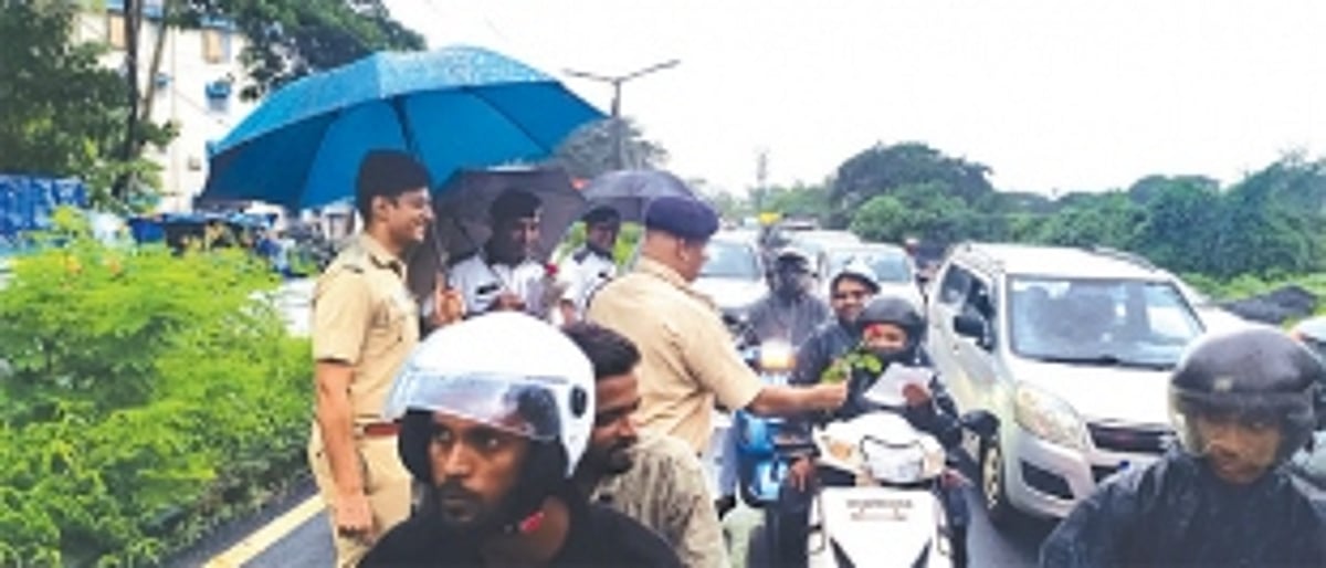 Police top brass hit the streets to enforce traffic safety