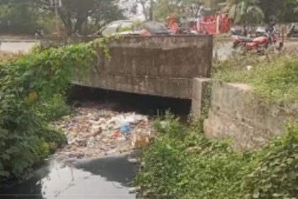 Pollution Control Board’s Inspection Reveals Alarming Plastic Waste in Shirvodem Nallah After High Court Order