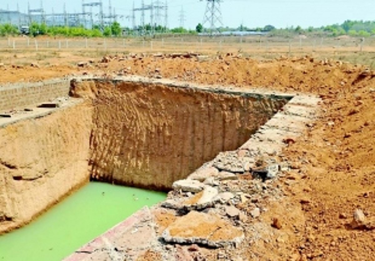 Pollution damaging surrounding grazing lands