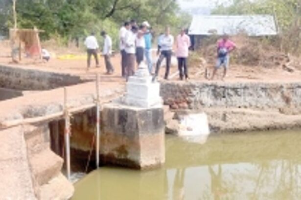 Ponda Mamlatdar orders release of sluice water at Zuvya Katar