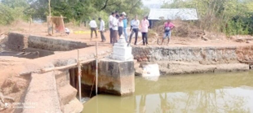 Ponda Mamlatdar orders release of sluice water at Zuvya Katar