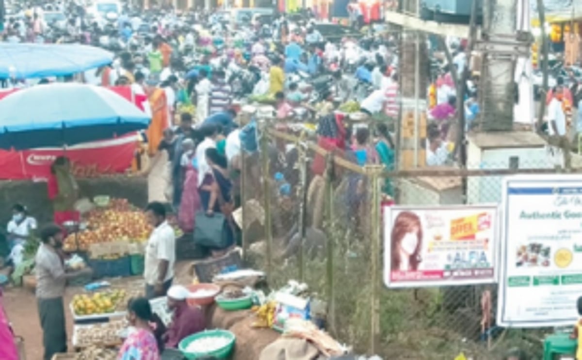 Ponda Market majorly violates ongoing curfew