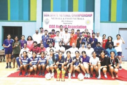 Ponda, Sanguem, Dharbandora, emerge winners at 1st Goa State Netball C’ship