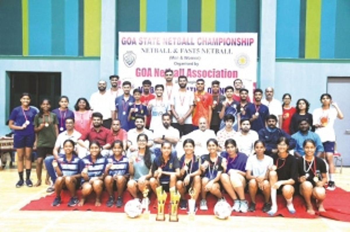 Ponda, Sanguem, Dharbandora, emerge winners at 1st Goa State Netball C’ship