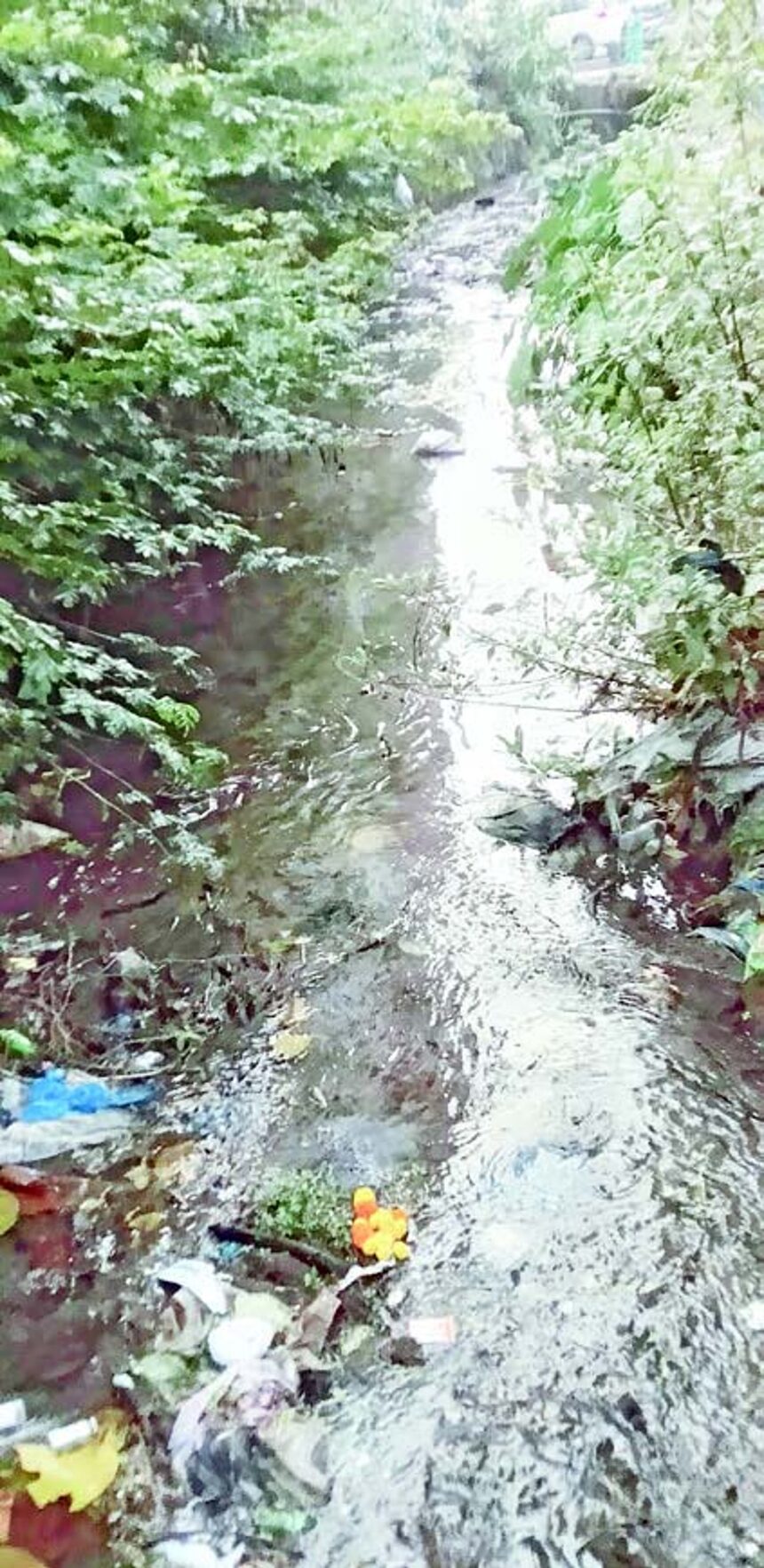 Ponda drains choked with sewage from apartments, hotels