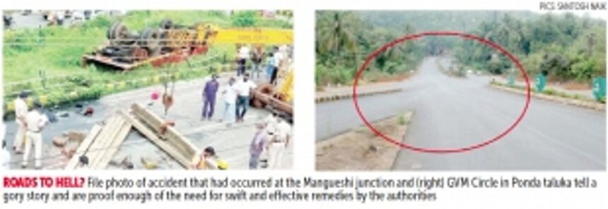 Ponda in perdition as killer roads continue to claim lives