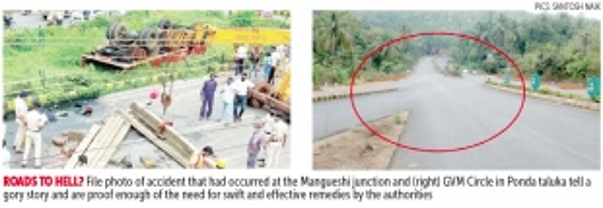 Ponda in perdition as killer roads continue to claim lives