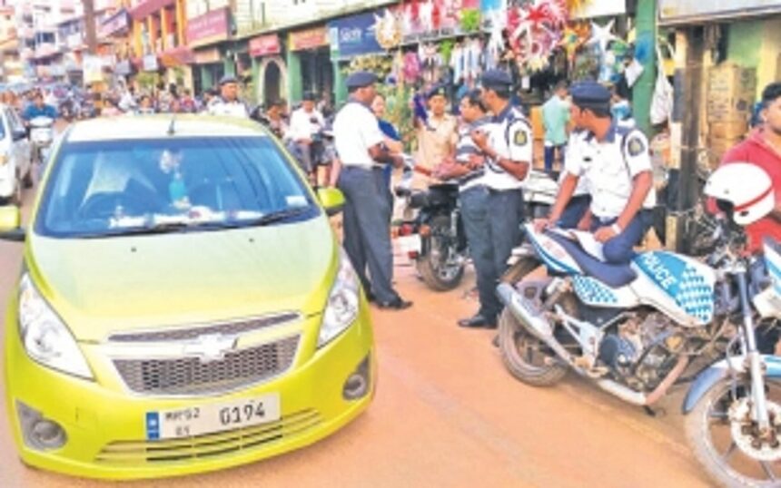 Ponda locals angry at traffic police for harassing motorists