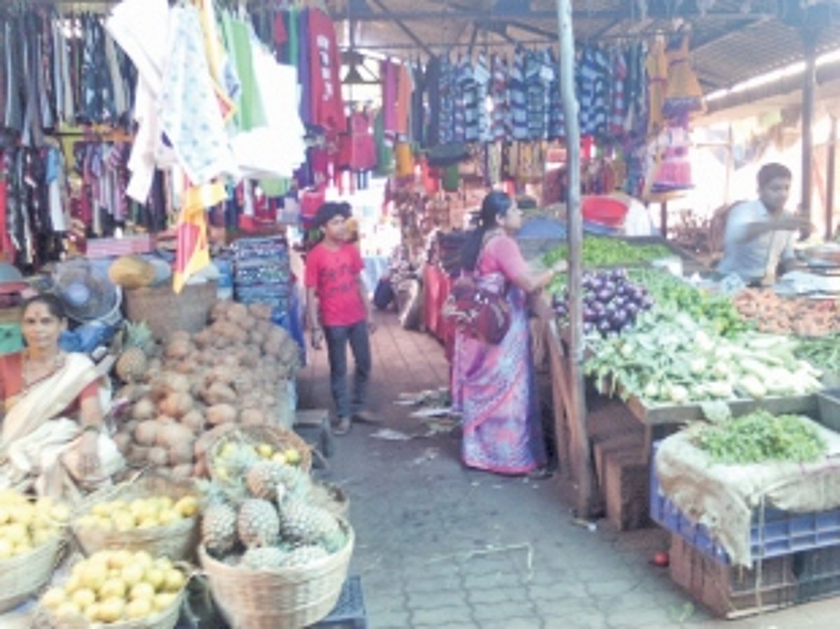 Ponda market in disorder