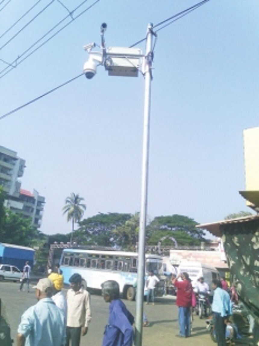 Ponda municipality starts installing CCTVs in town 1 Ponda municipality starts installing CCTVs in town