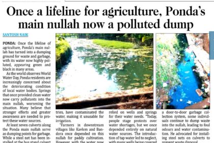 Ponda nullah set for revamp