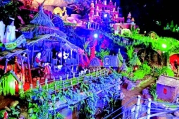 Ponda shines bright with Christmas cheer: Artistic cribs illuminate the festive season