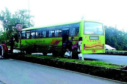 Pondaites complain Panjim-bound K’taka buses
dropping passengers at Safa Masjid Junction
