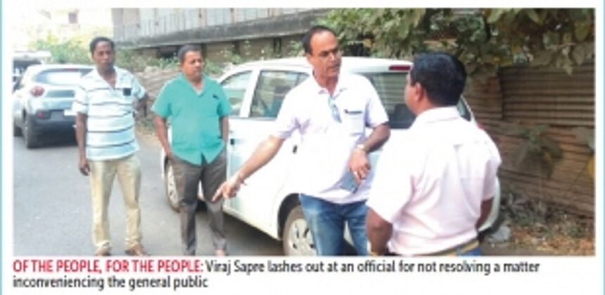 Ponda’s very own Singham makes officials sit up & take notice