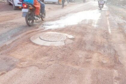Poor condition of roads